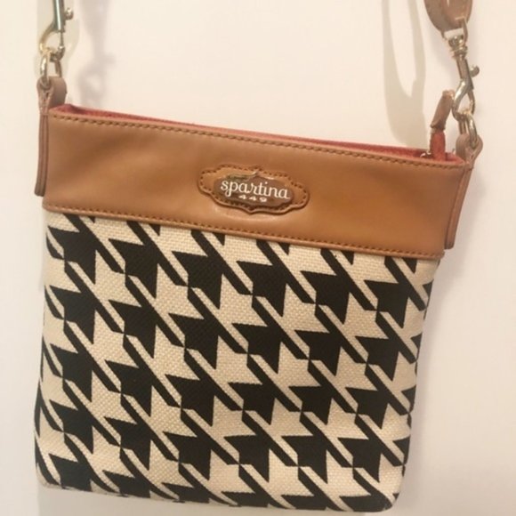 Spartina 449 Handbags - Spartina 449 Hipster Crossbody Houndstooth